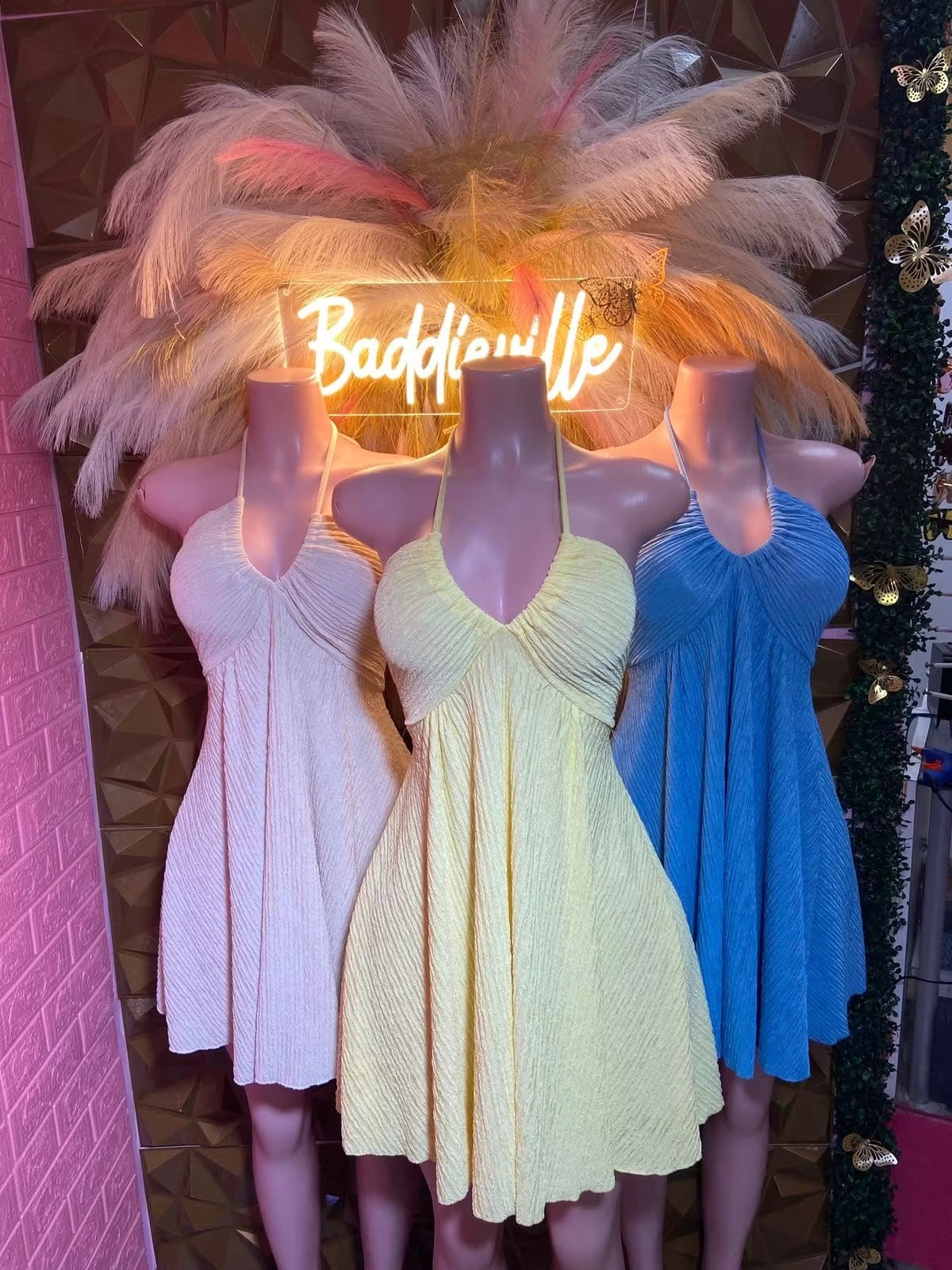Baddie Breeze Mini Dress