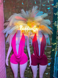 Sultry Drape Romper