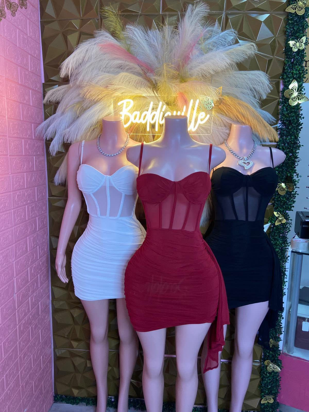 Sculpted Sweetheart Ruched Mini Dress