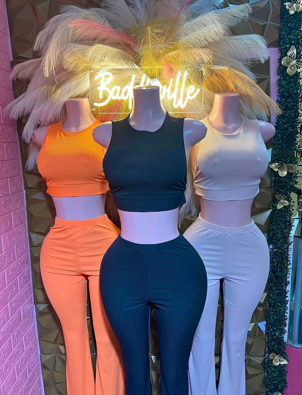 Baddie Basics Ribbed Set