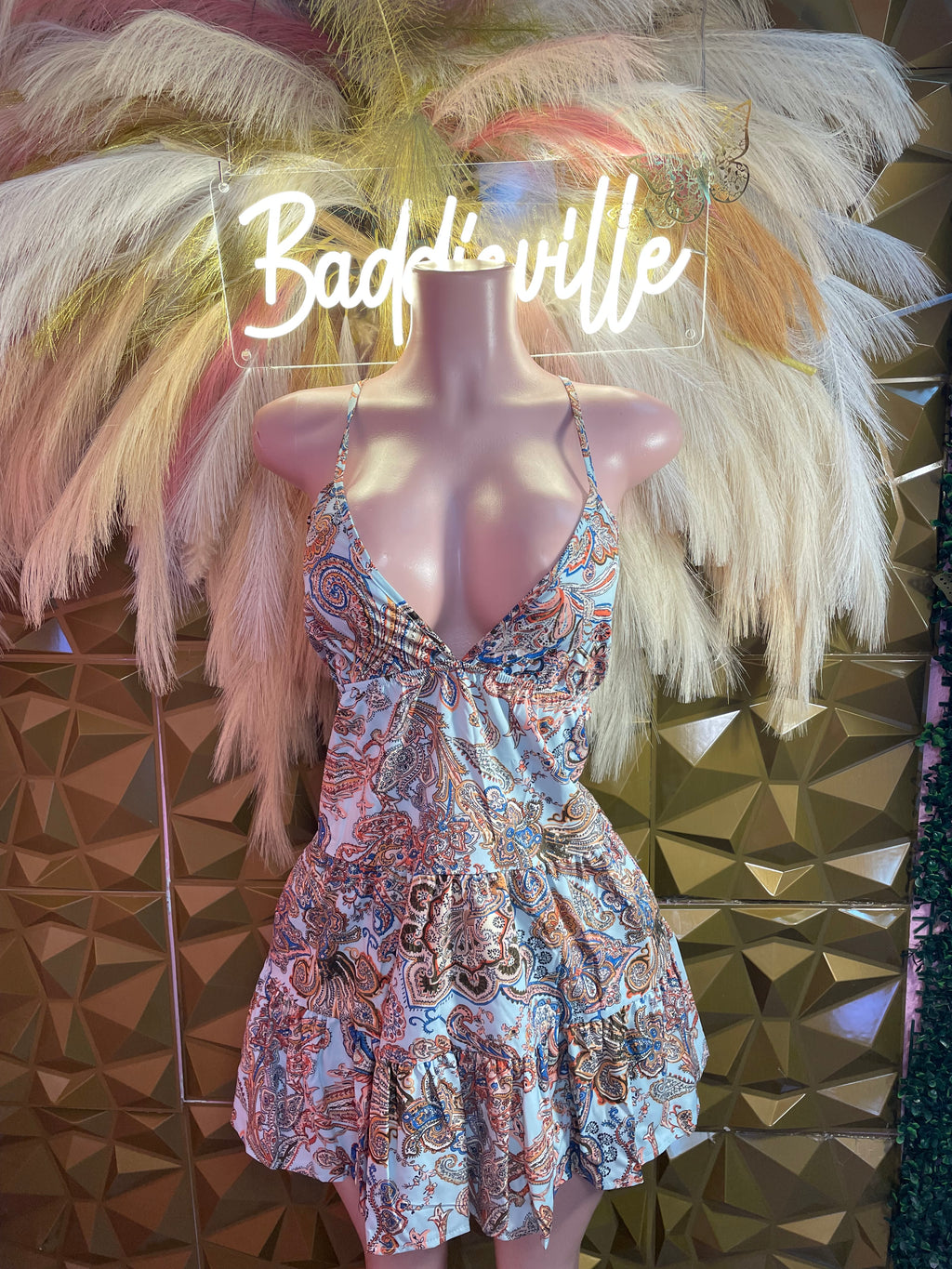 Baddie Tiered Flare Romper
