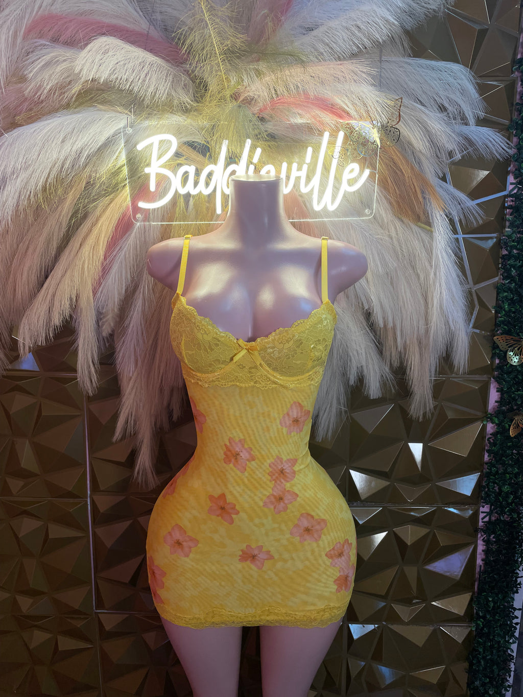Baddie Bloom Mini Dress