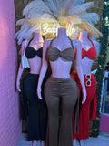 Mocha Bow Elegance Set
