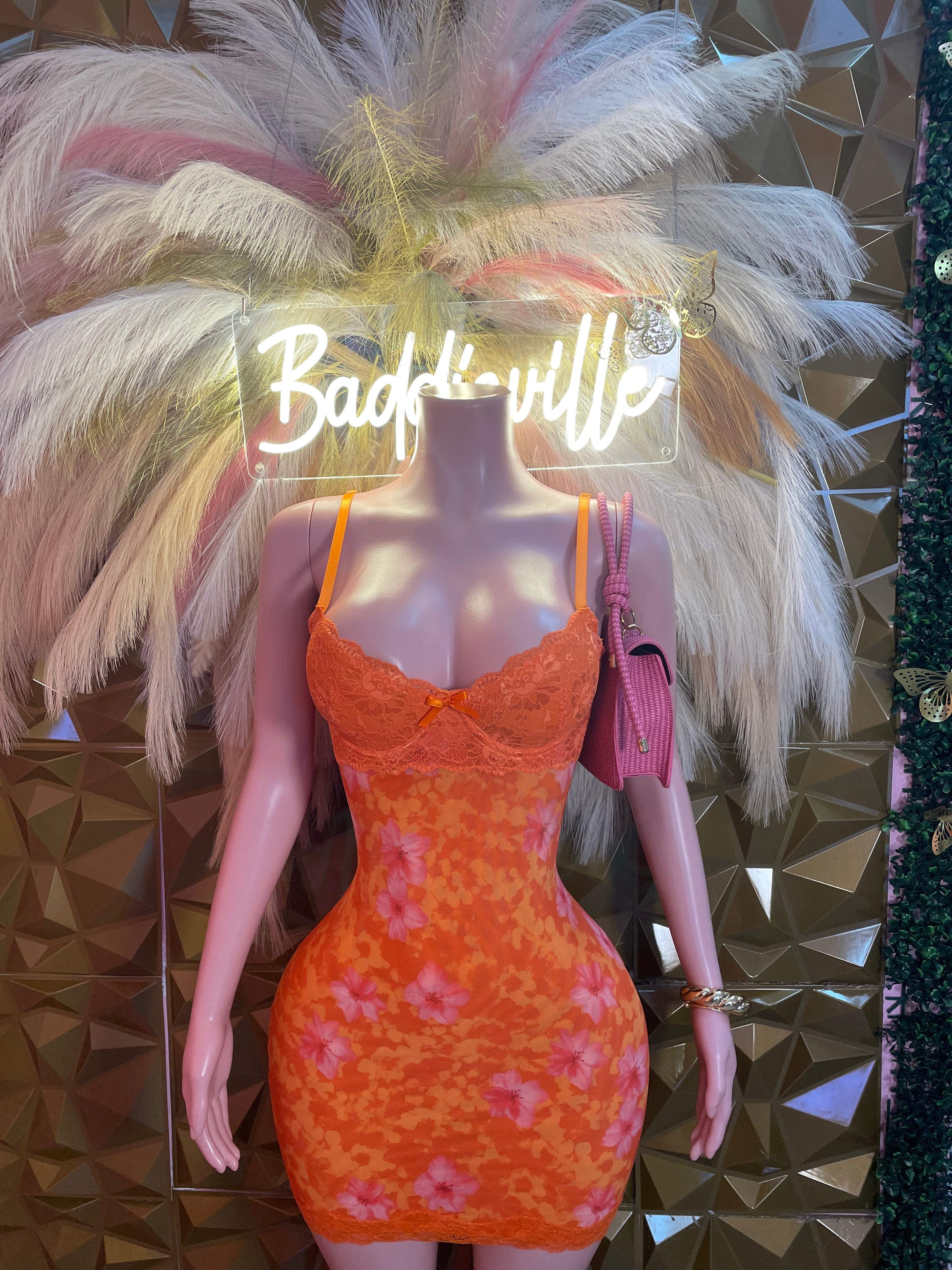 Baddie Bloom Mini Dress