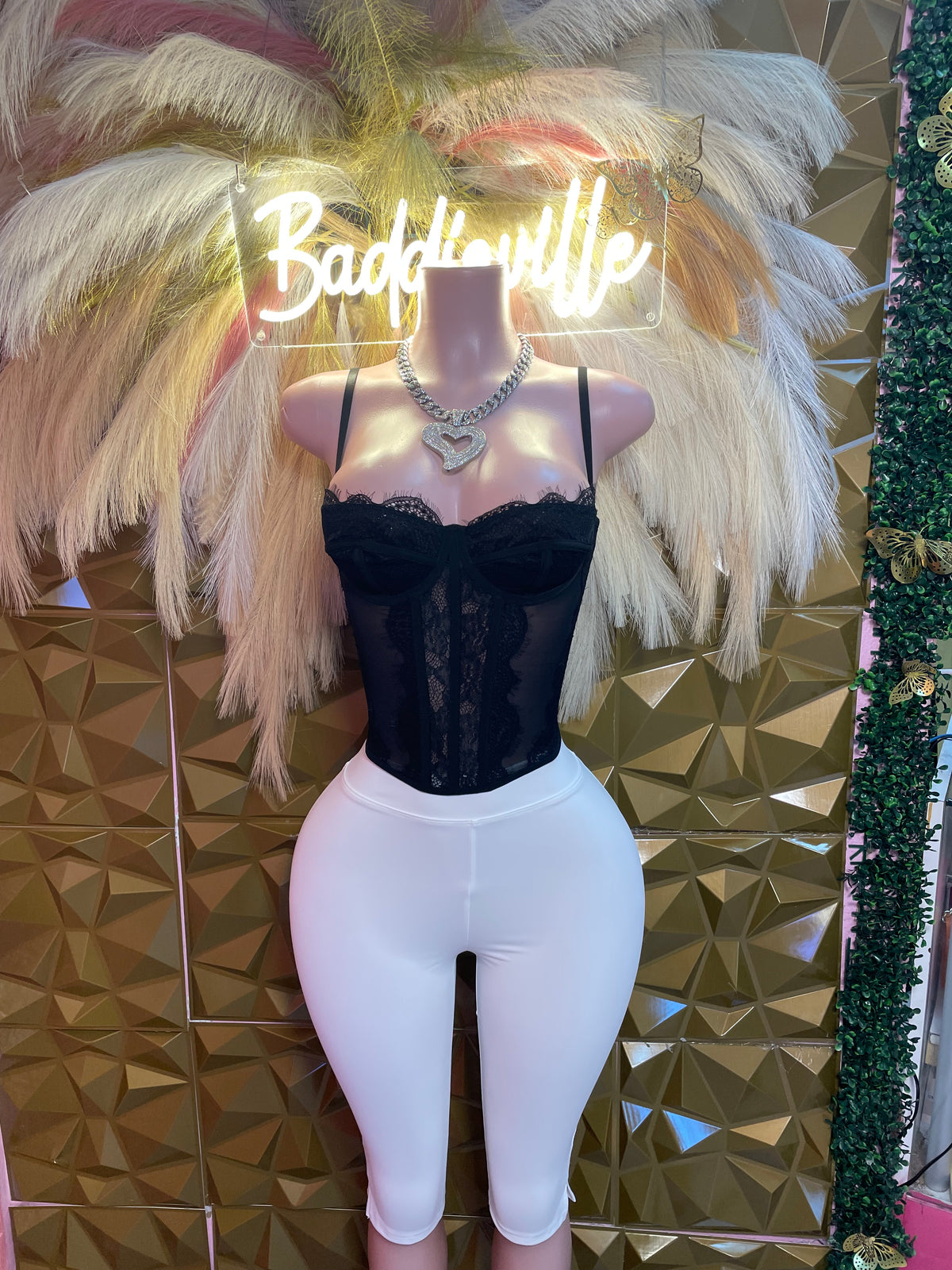 Baddie Lace Corset Top