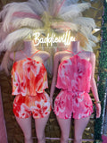 Baddie Bloom Pleated Romper