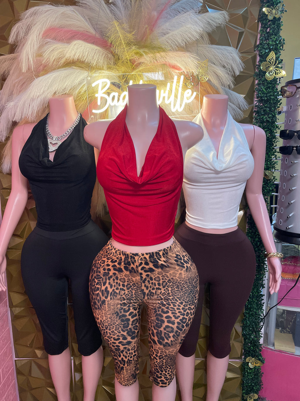 Baddie Cowl Halter Top