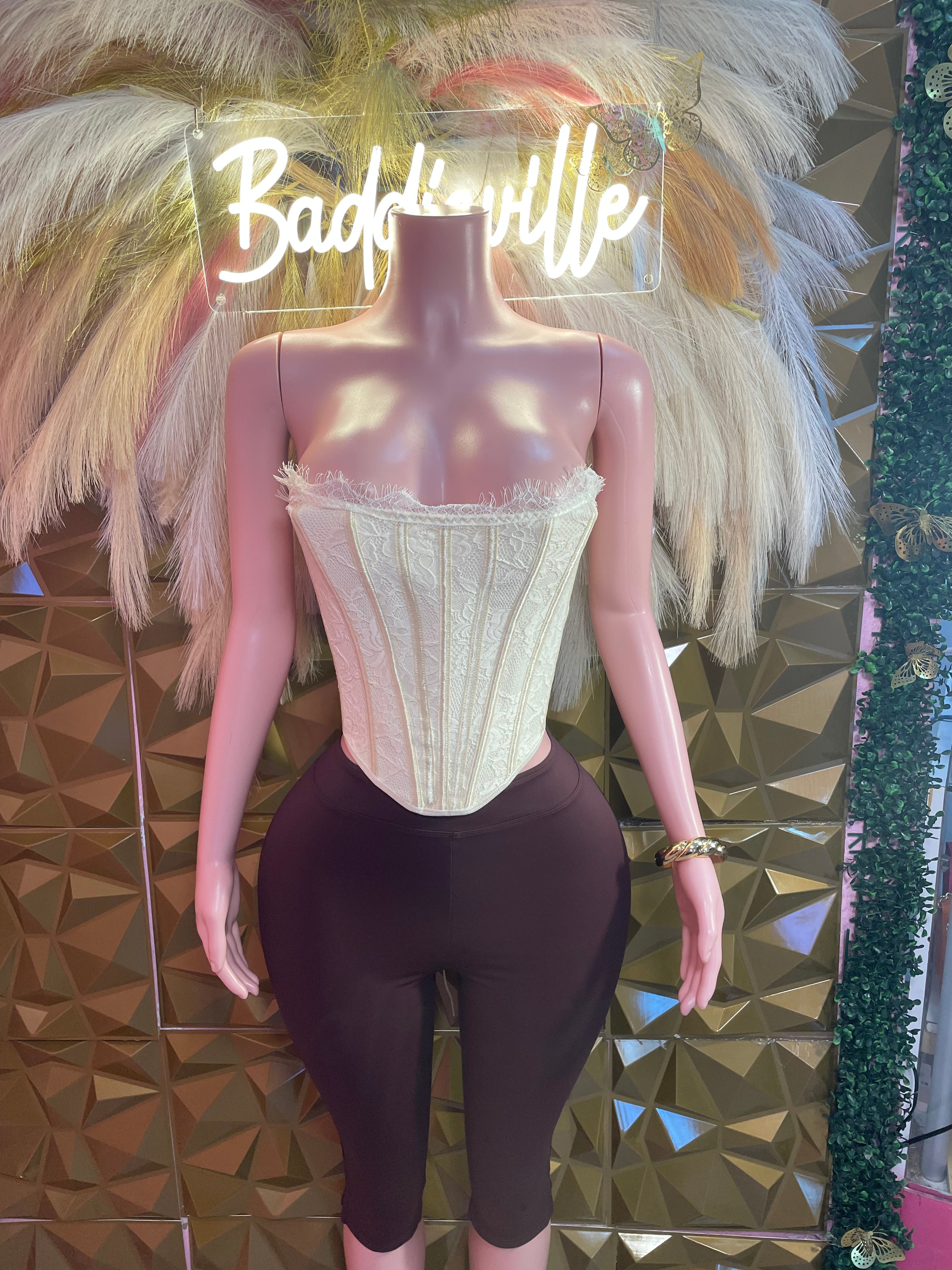 Baddie Lace Corset Top