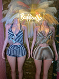 The Coastal Stripe Crochet Set