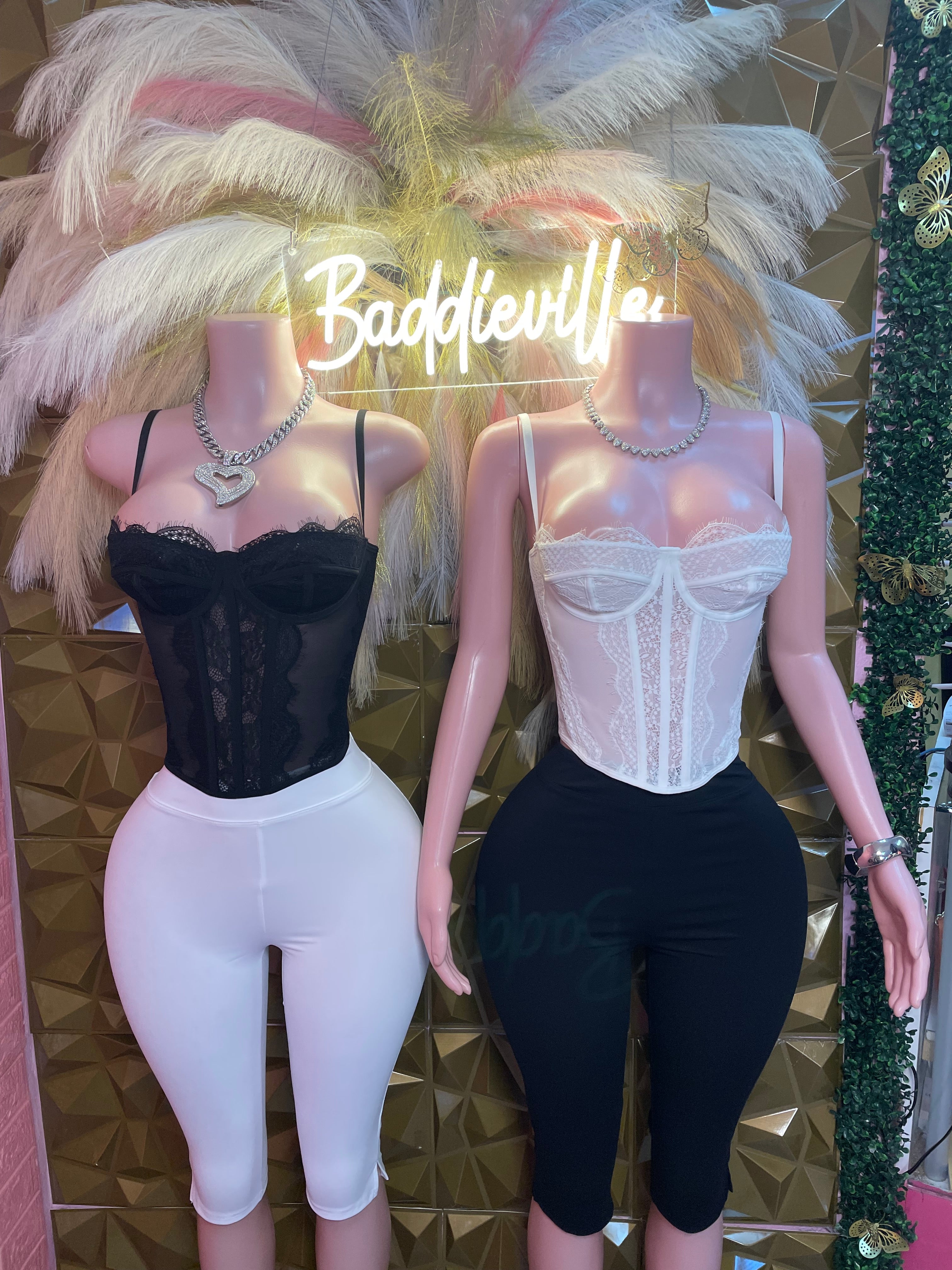 Baddie Lace Corset Top